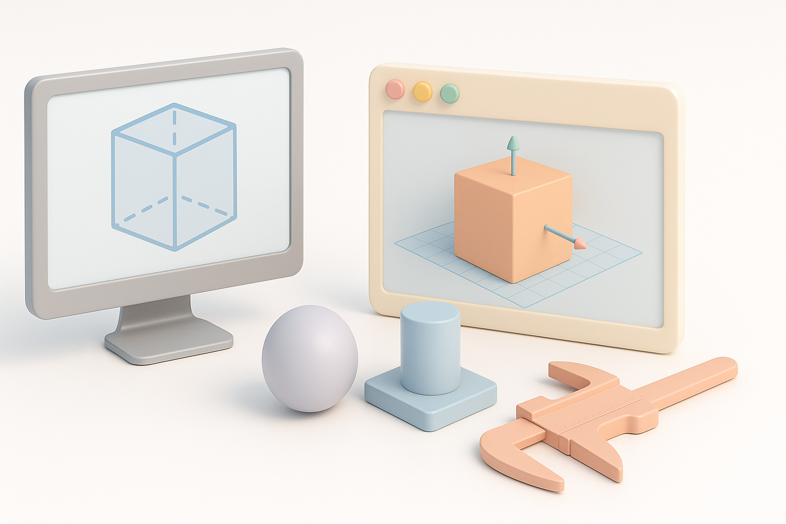 Comparing 3D CAD Modeling Methods illustration