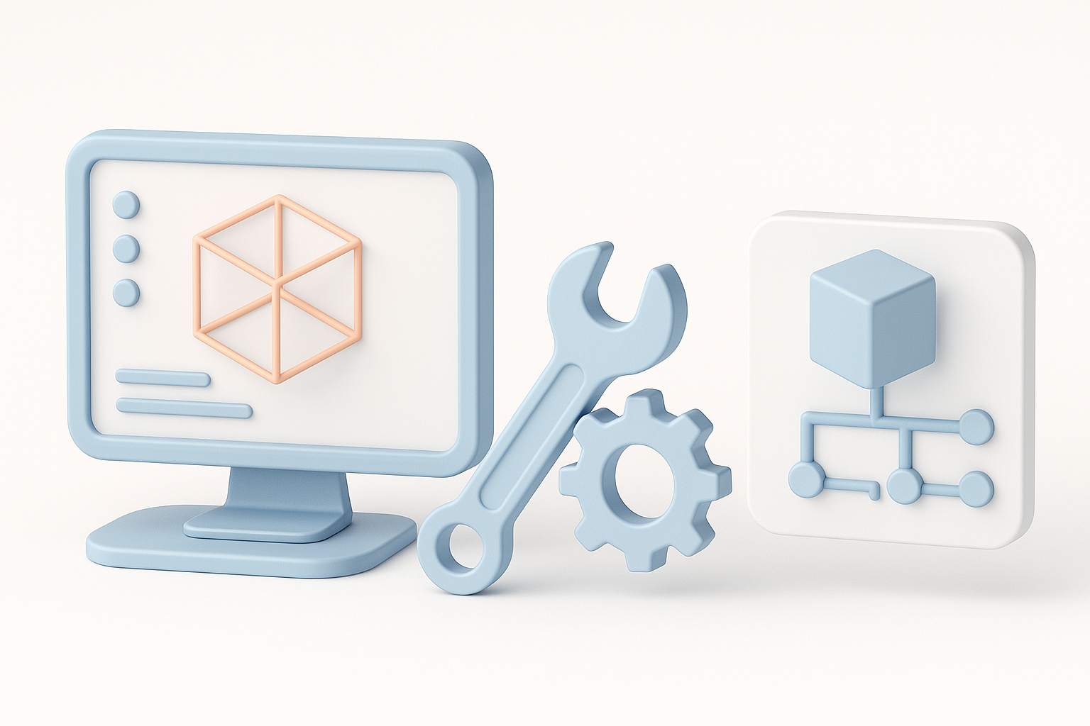 什么是 3D CAD 模型?核心概念与应用场景示意图