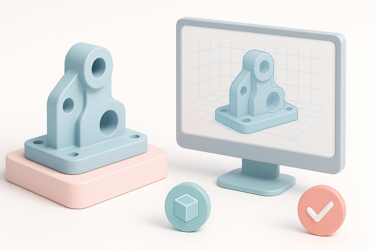 高质量 3D CAD 建模最佳实践示意图