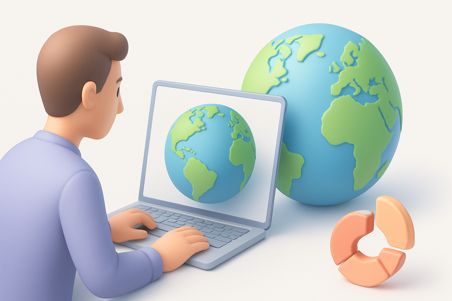 3D地球模型性能优化示意图