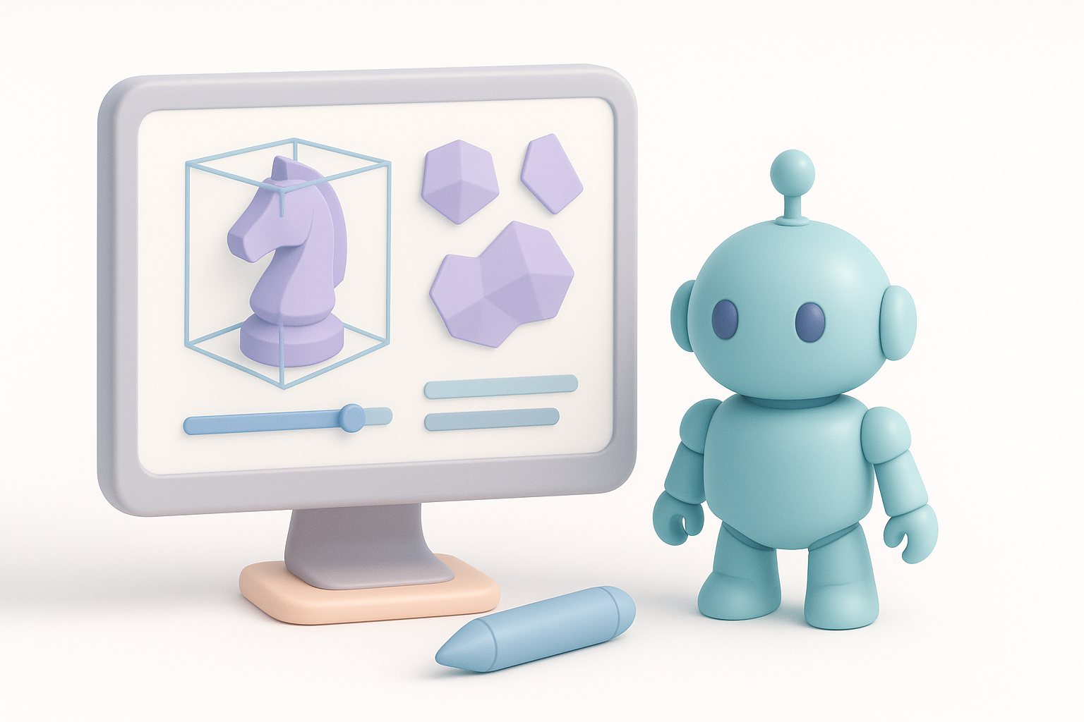 AI驱动的3D模型创建：我的实践经验示意图