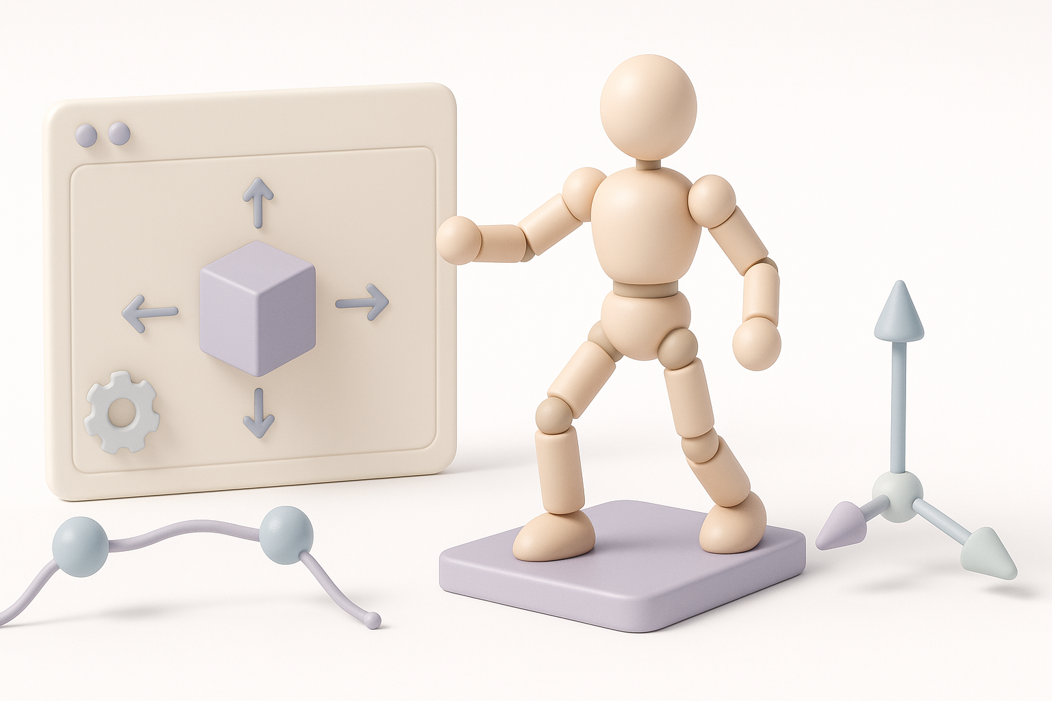Preparing 3D Models for Animation illustration