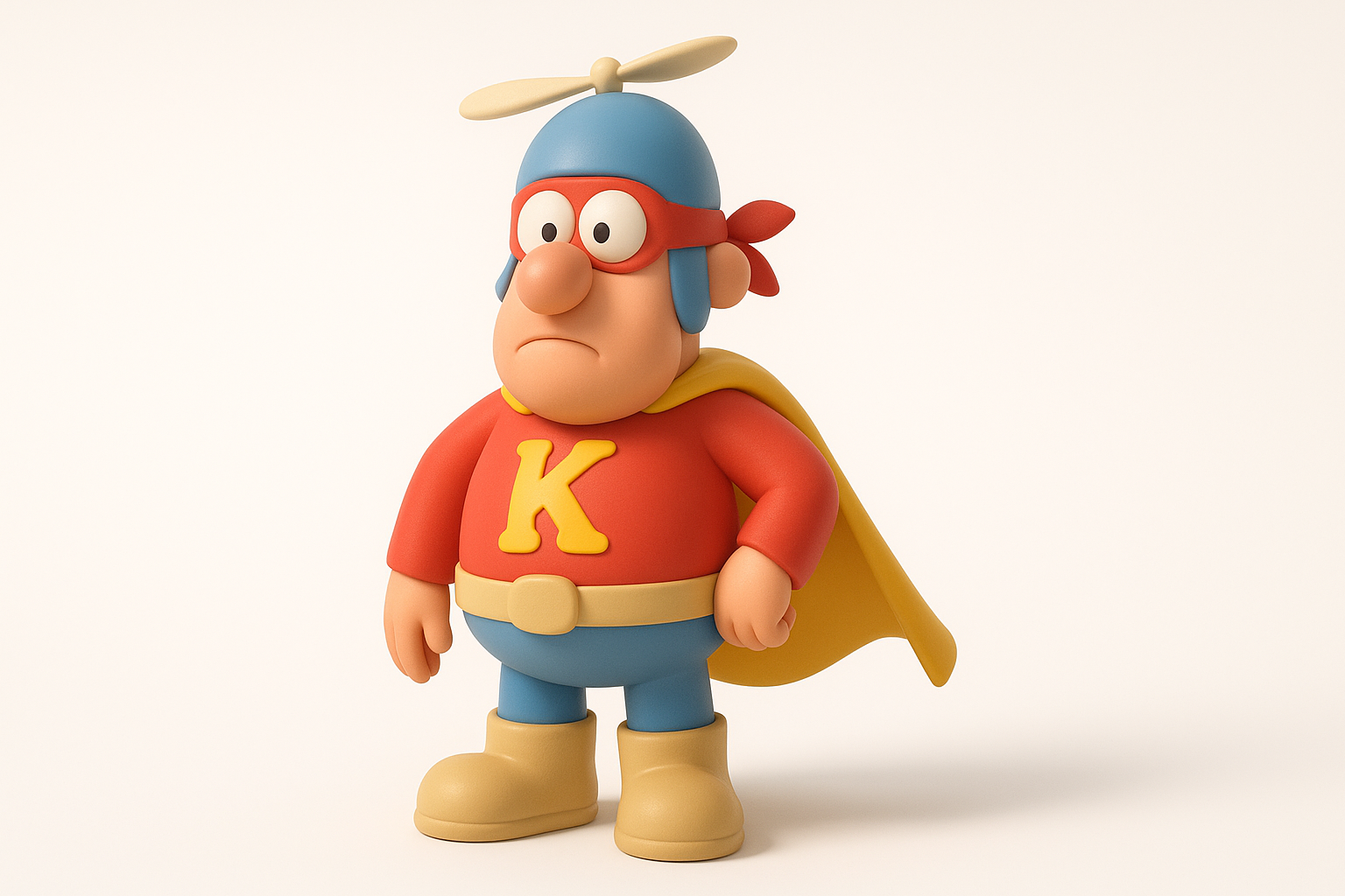 Understanding the Character: Captain Klutz in 3D illustration