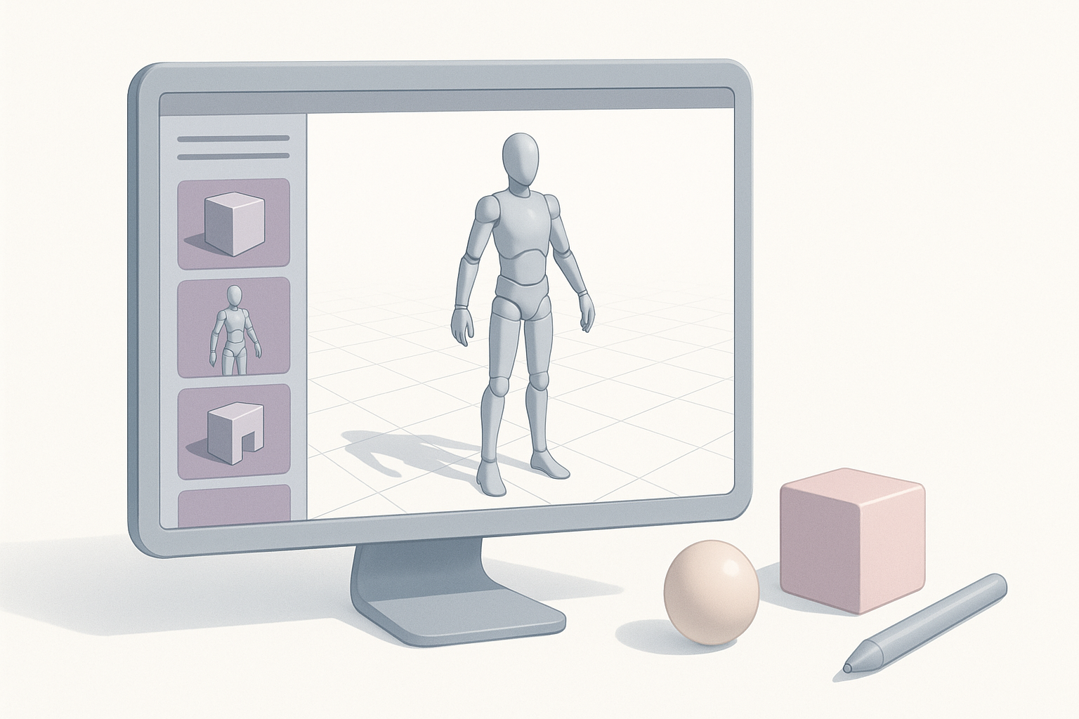 Getting Started with 3D Models in Clip Studio Paint illustration