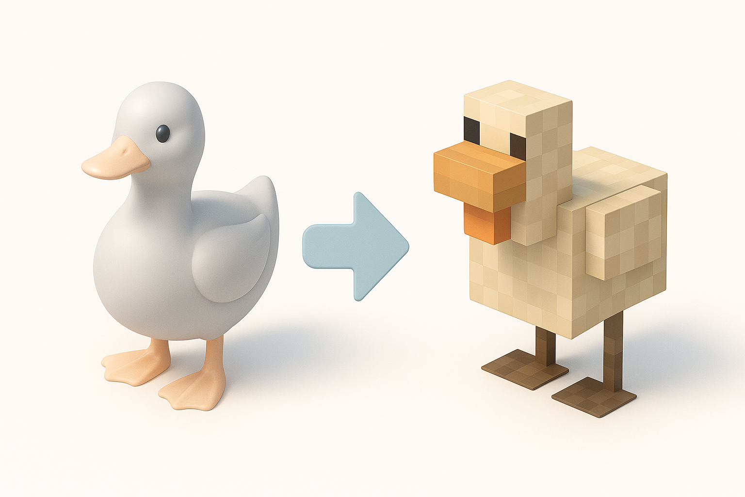 Converting 3D Models to Minecraft-Compatible Formats illustration