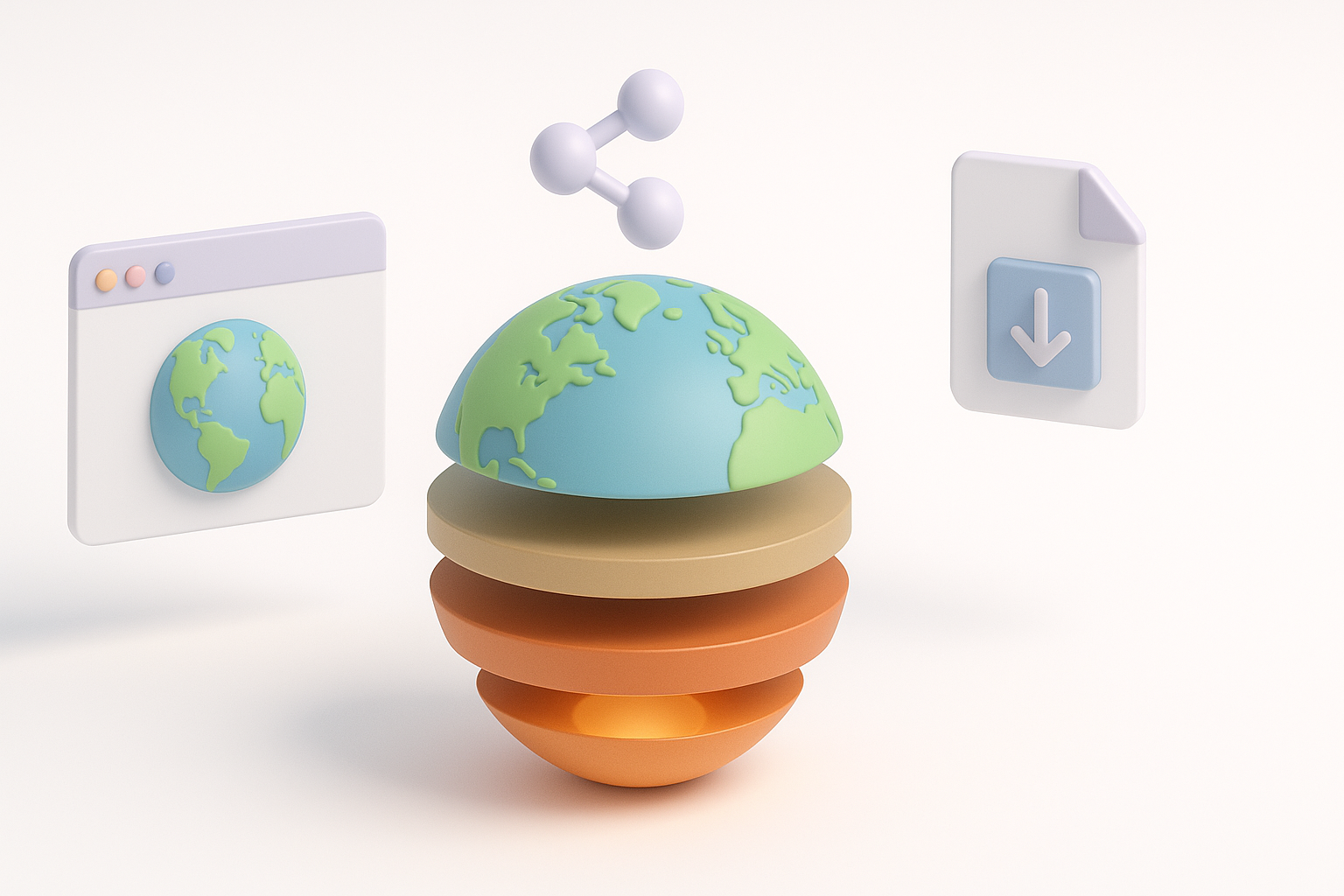 Exporting, Sharing, and Using 3D Earth Layer Models illustration
