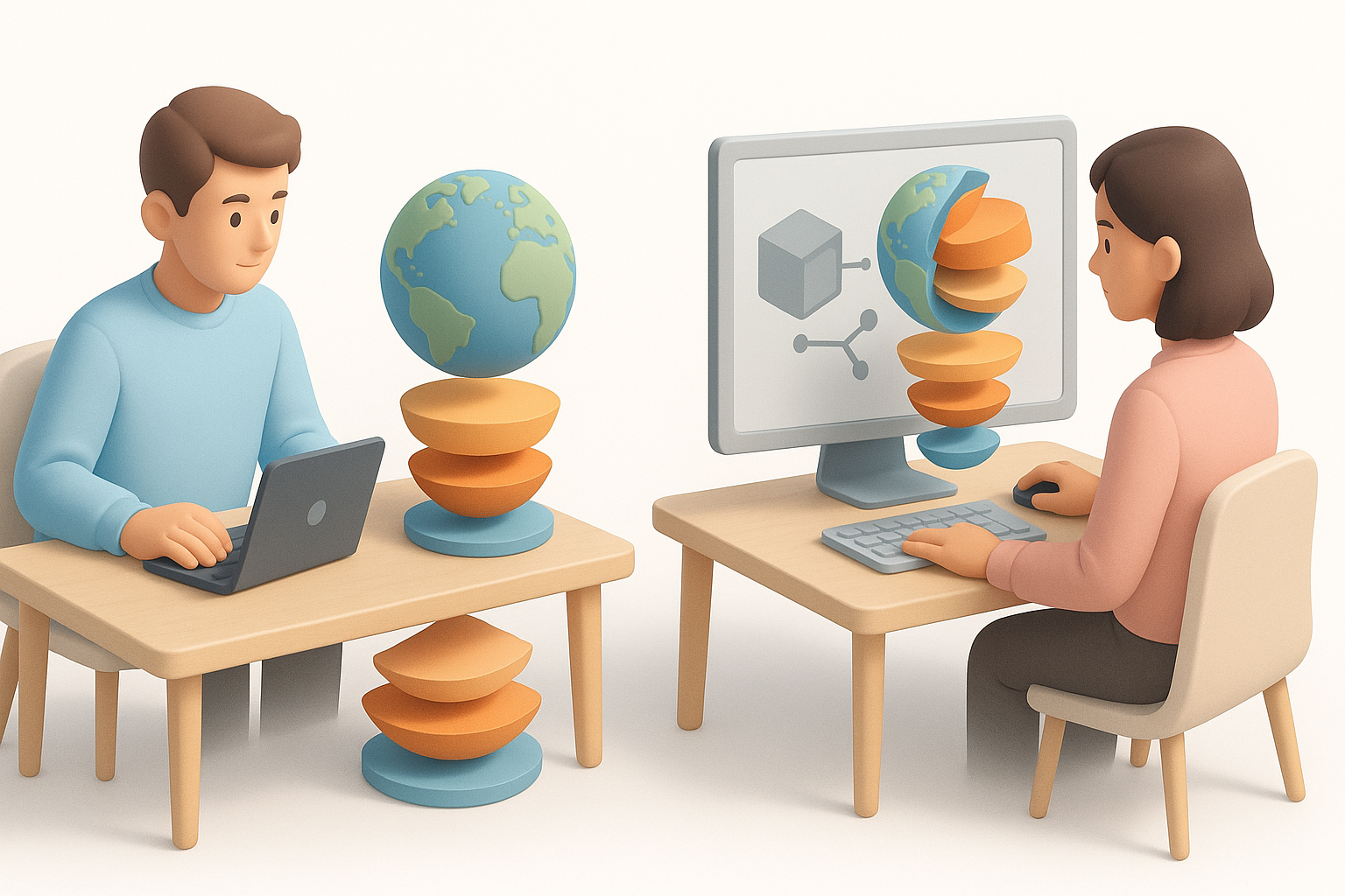 Comparing AI-Driven and Traditional 3D Modeling Approaches illustration