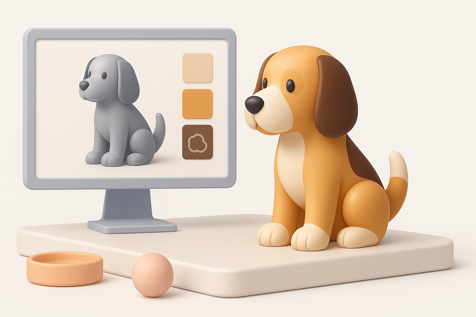 Texturing and Materials: Bringing the Dog to Life illustration