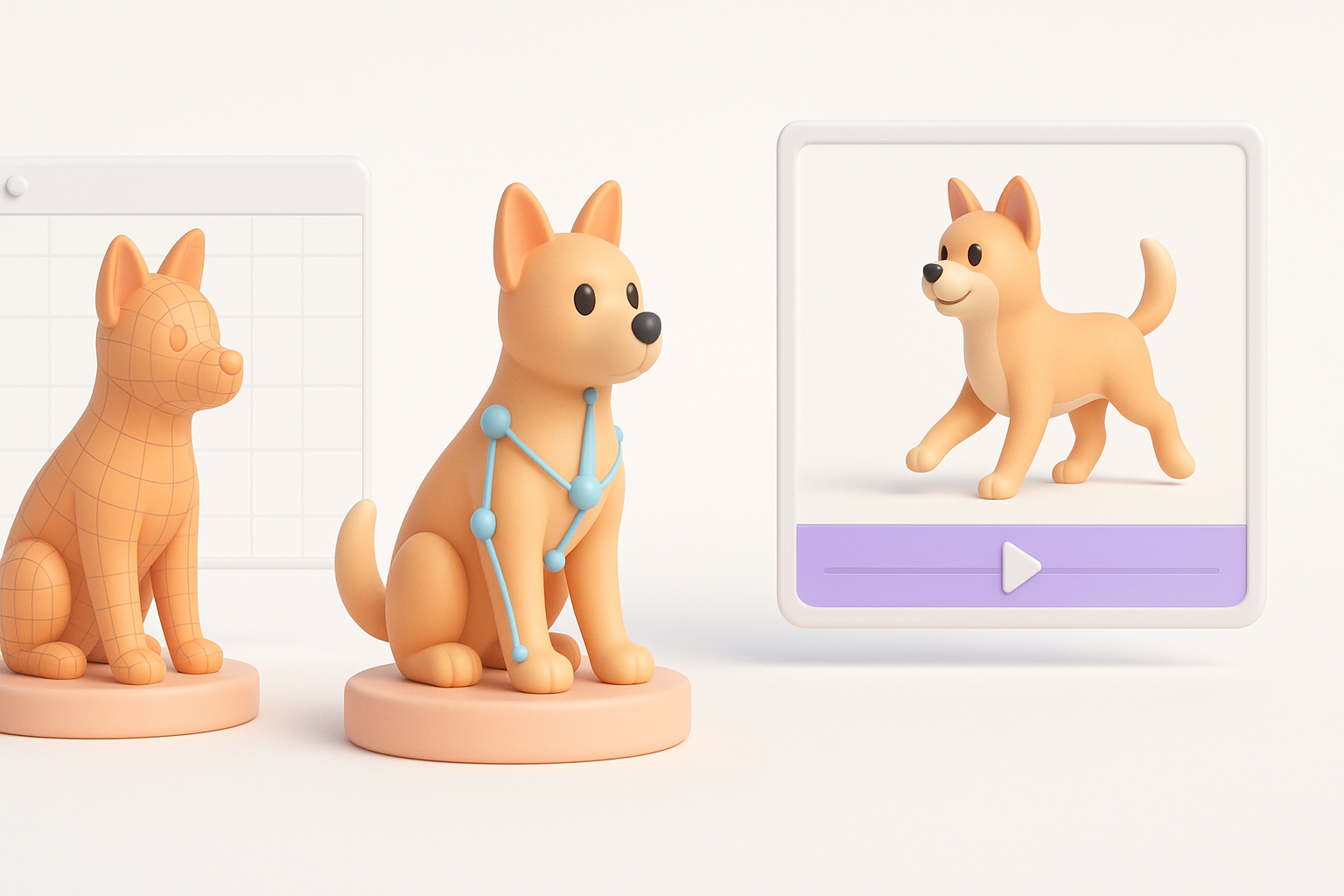 Retopology, Rigging, and Animation Essentials illustration