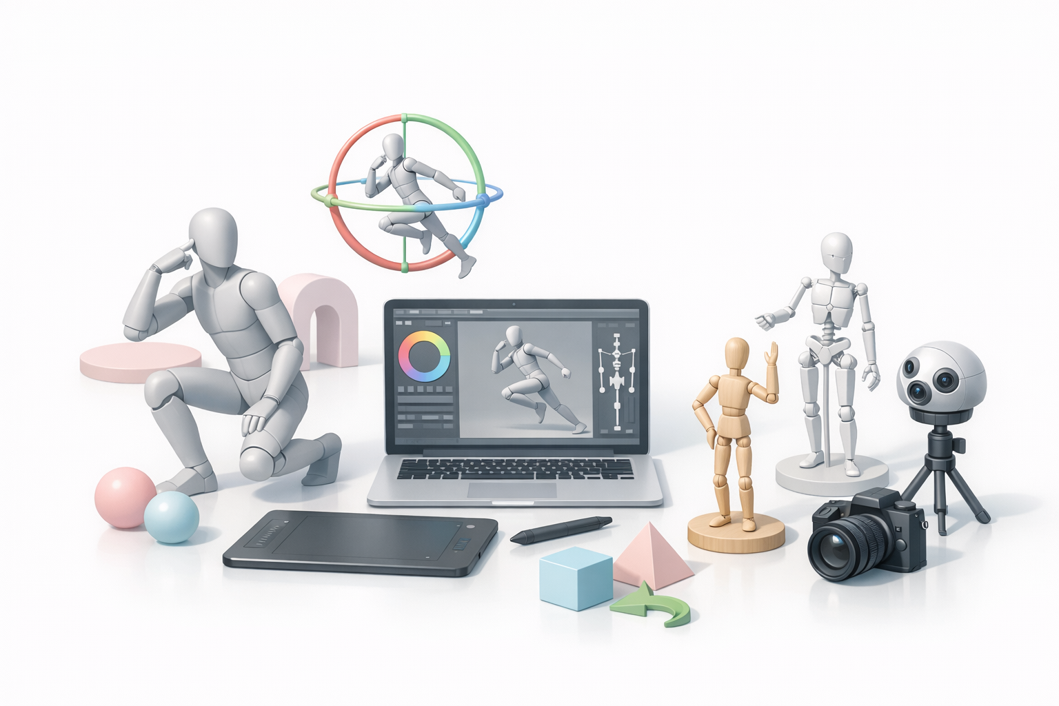 Essential Tools and Software for 3D Posing illustration