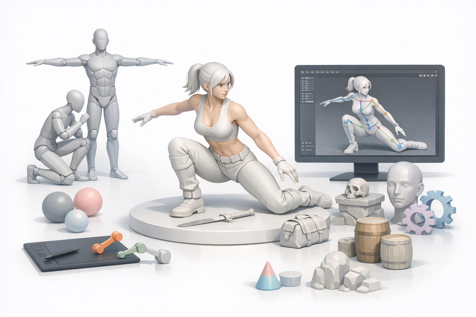 Optimizing Posed Models for Production illustration