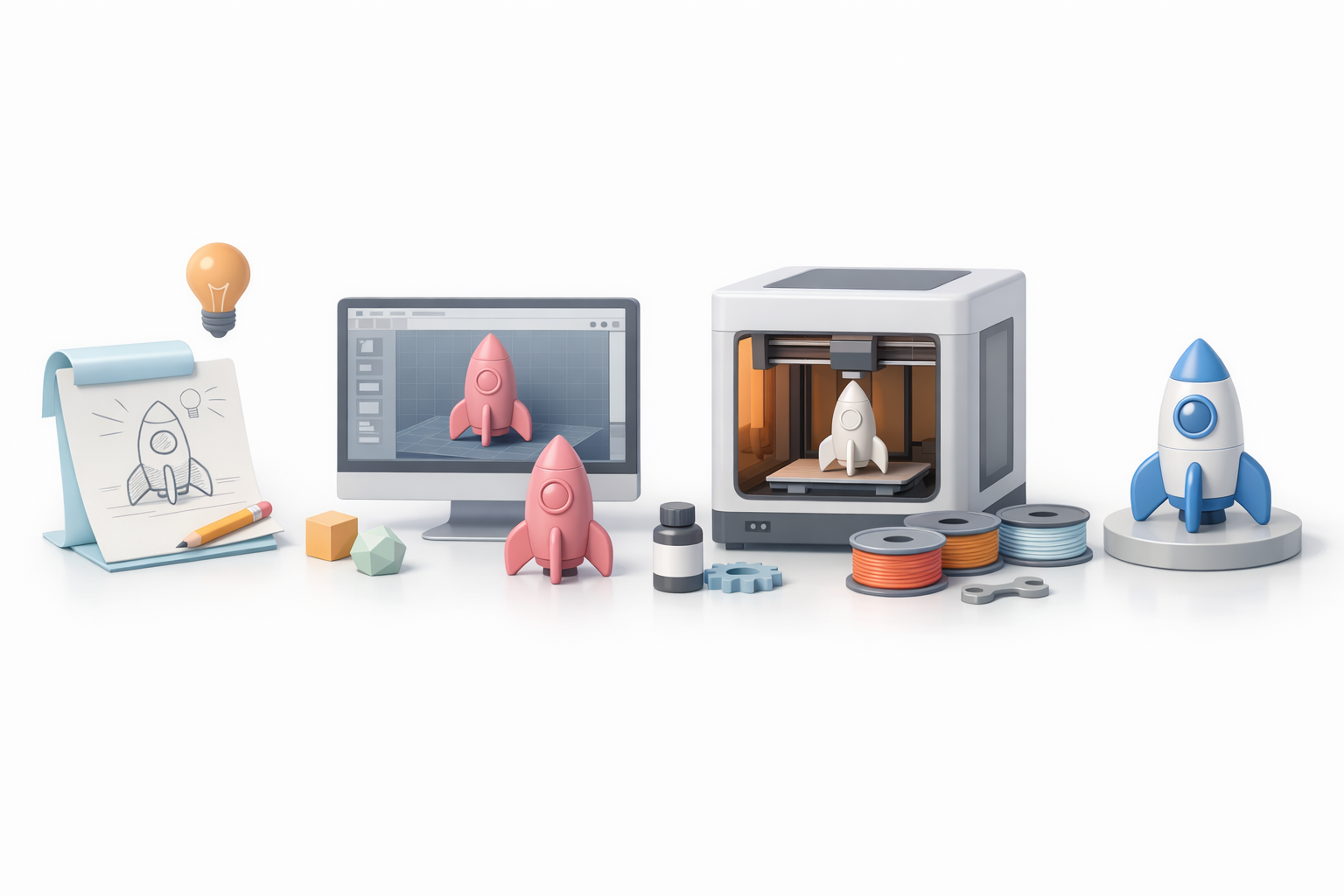 Infd Printer Creating Model How to Choose and Use a 3D Model Printing Service