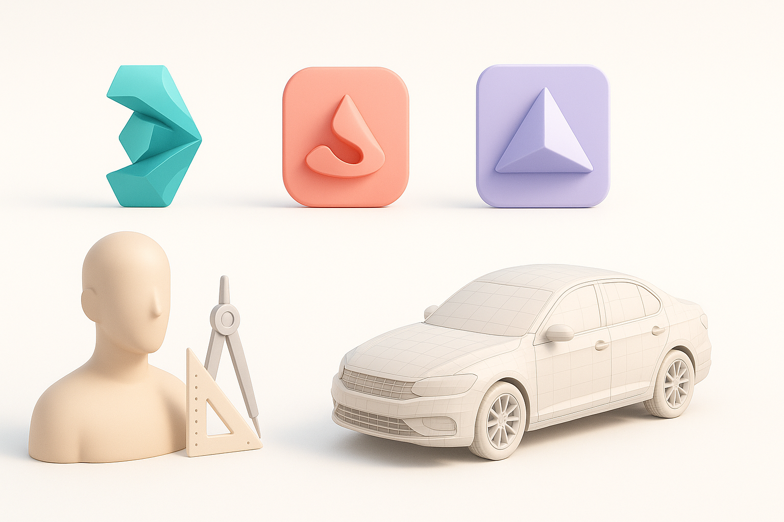 我的工作流程:从零到生产级3D模型配图