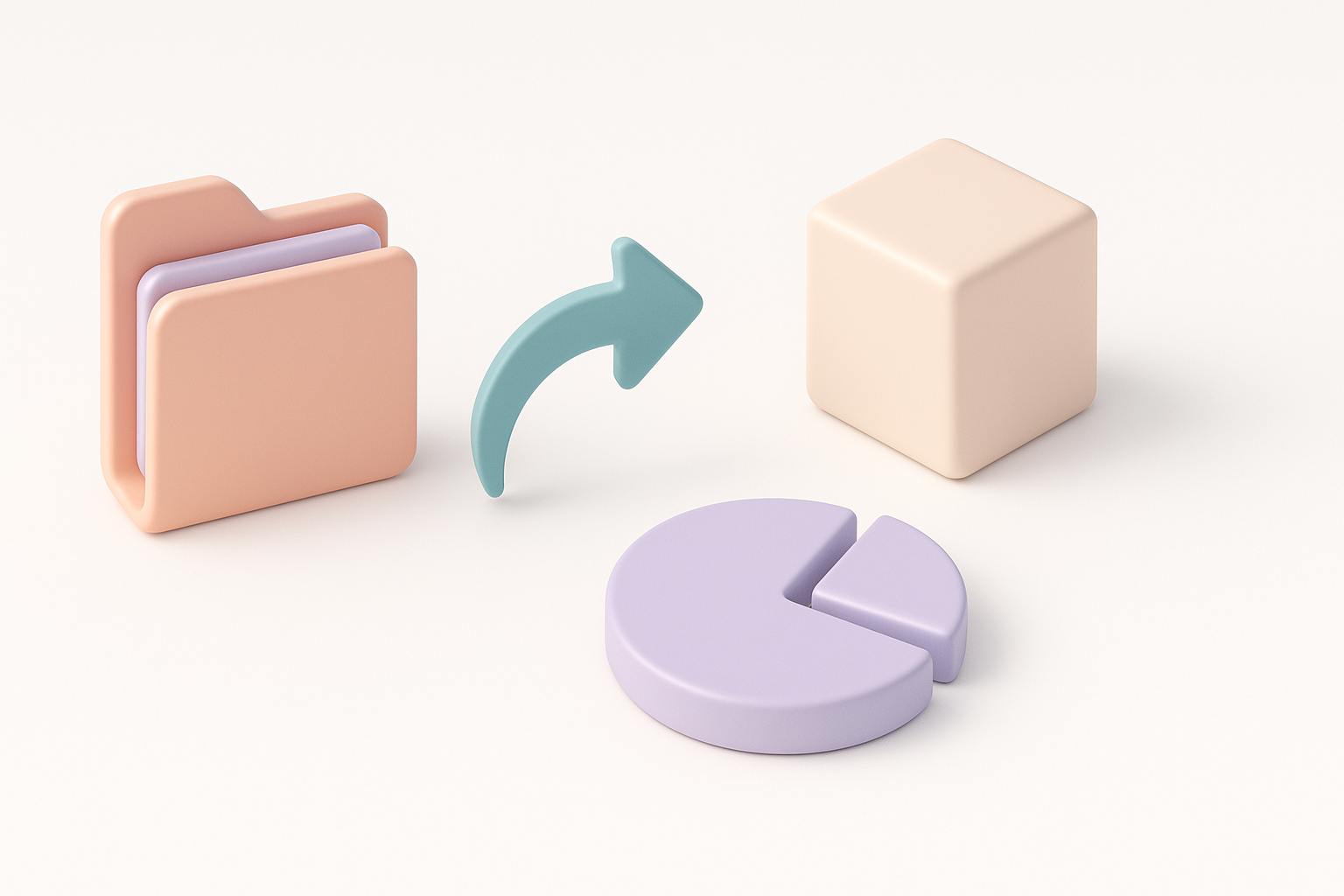 将 3D 模型资源融入工作流程示意图