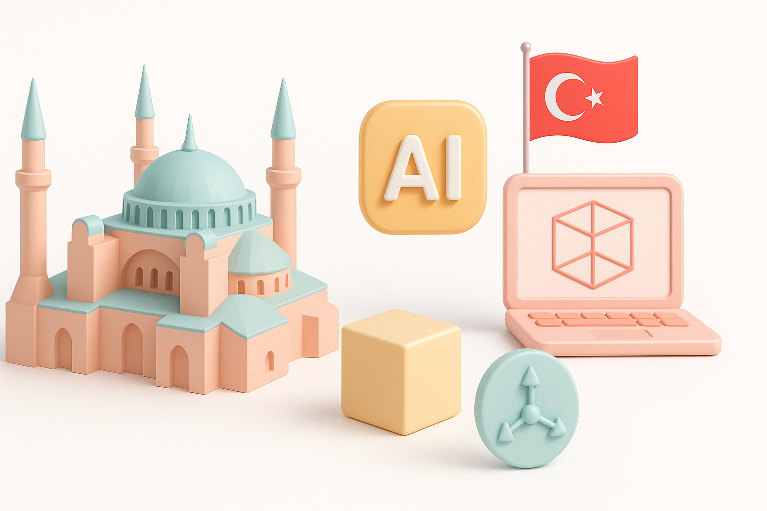 结合AI工具使用土耳其3D模型的最佳实践插图