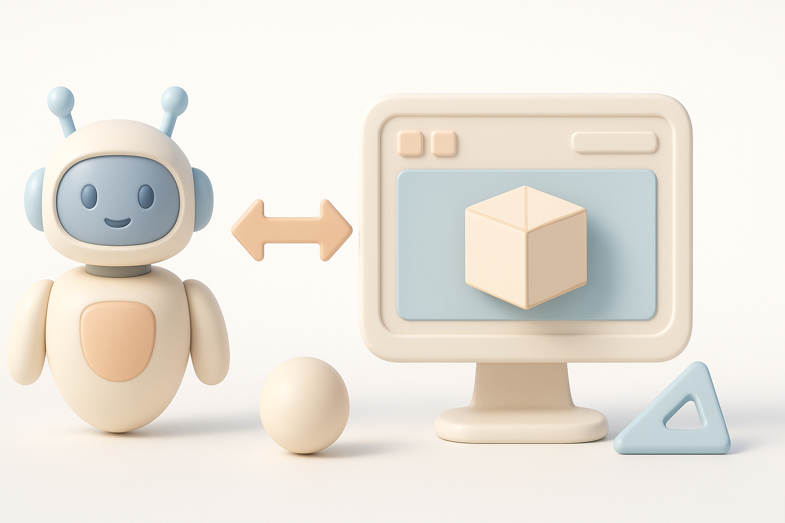 AI 3Dツールと手法の比較のイラスト