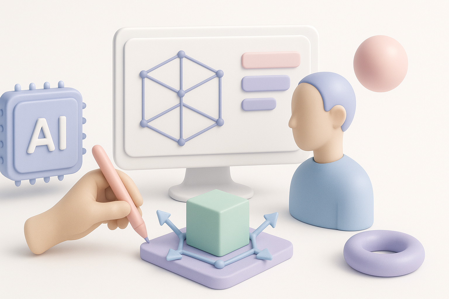 私が学んだこと：課題と今後のトレンドのイラスト
