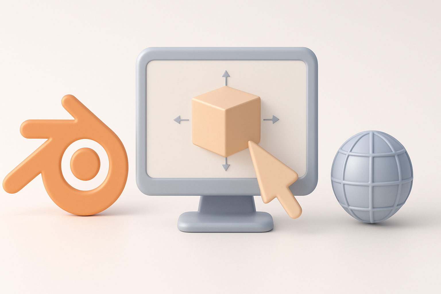 Getting Started with 3D Modeling in Blender illustration