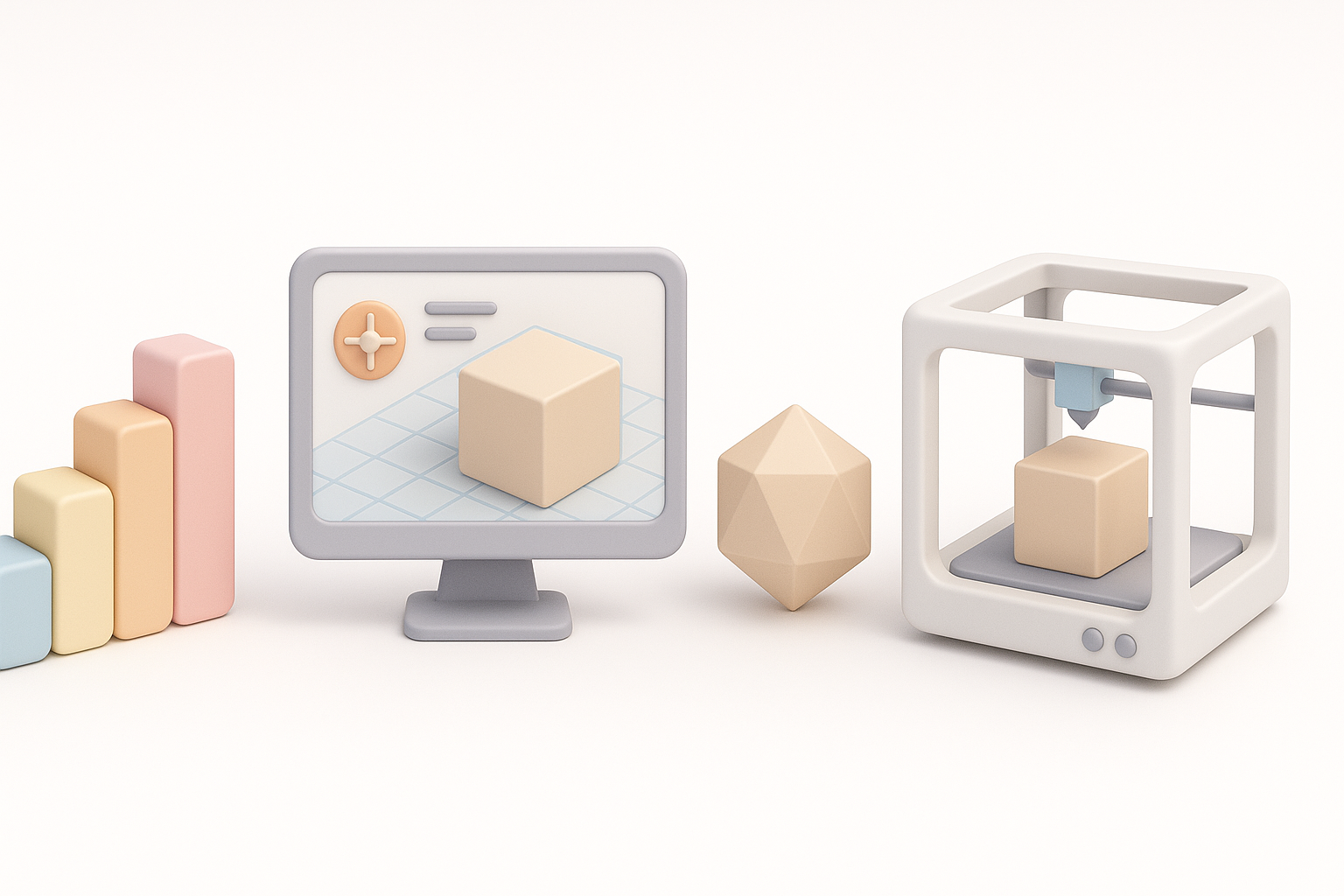 My Step-by-Step 3D Modeling Workflow illustration