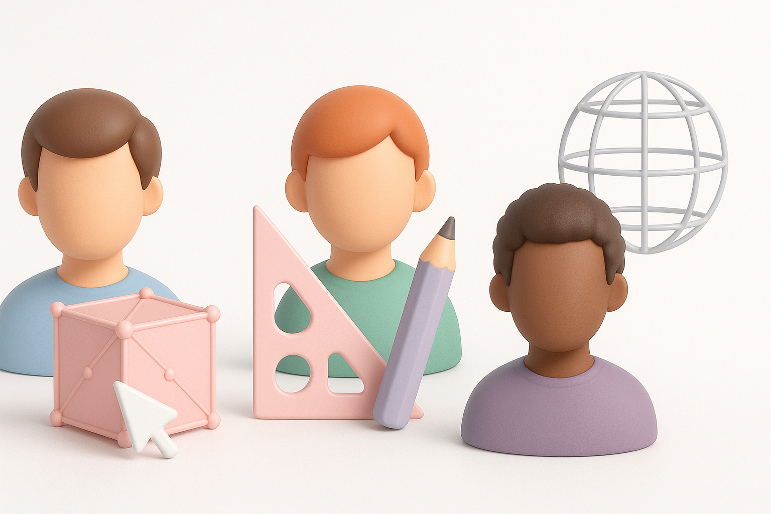 Ilustración sobre habilidades y requisitos para modeladores 3D