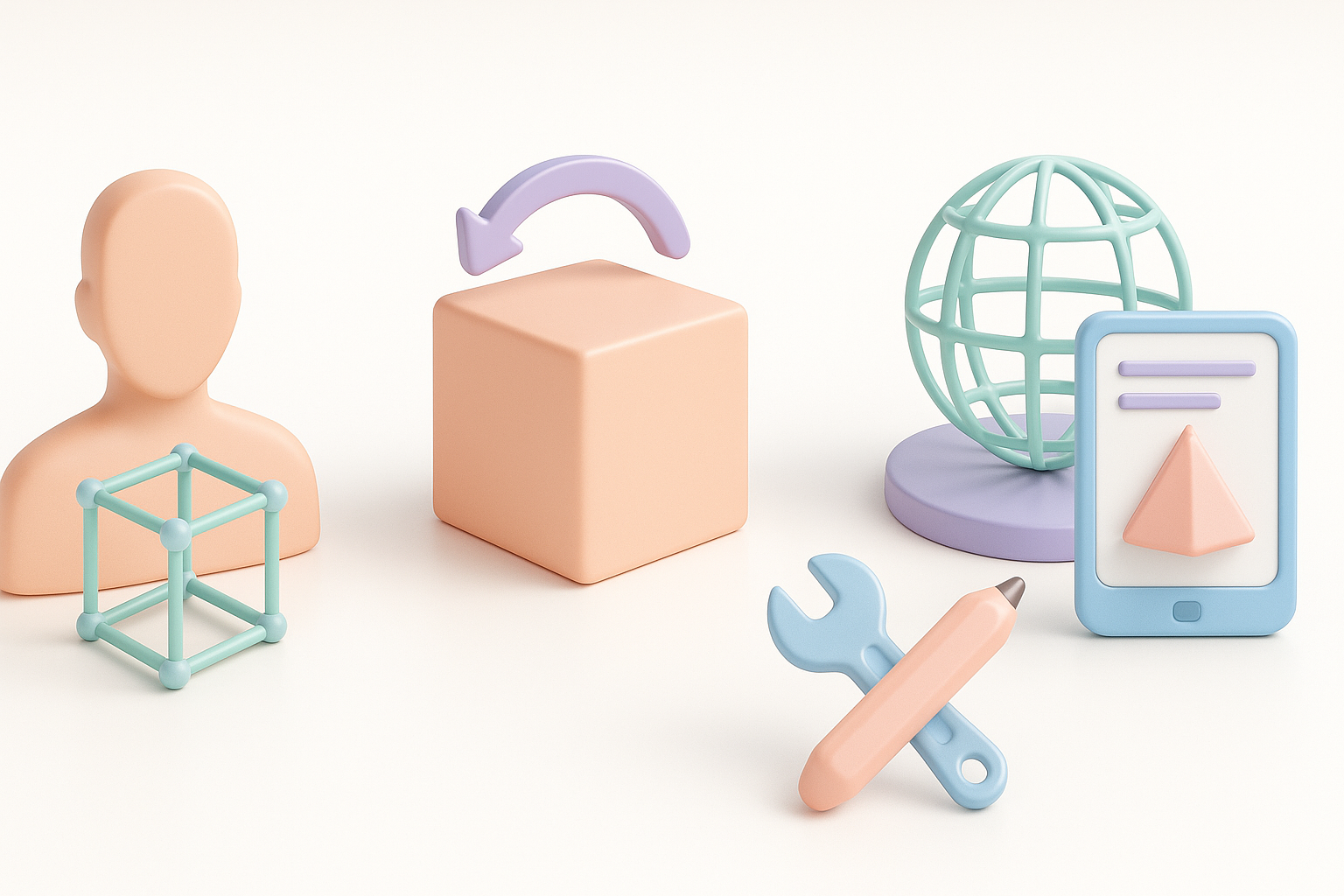 Ilustración sobre flujos de trabajo y herramientas habituales