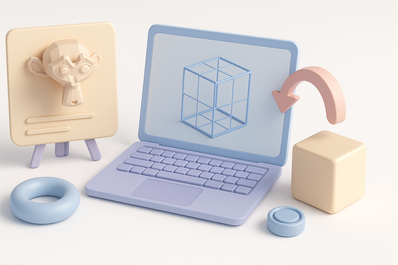 Importing and Optimizing 3D Models in Blender illustration