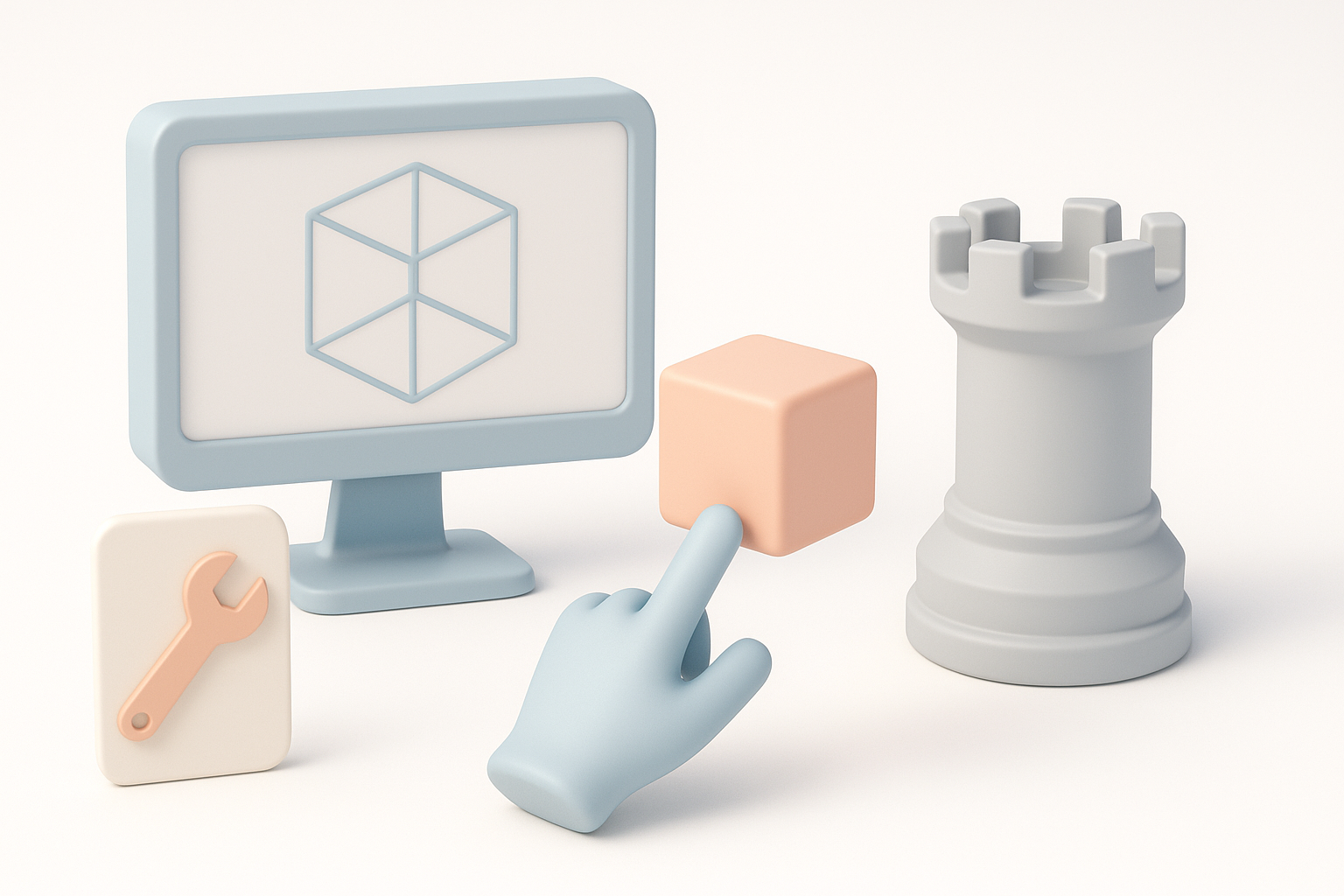 Ilustración sobre los modelos 3D imprimibles