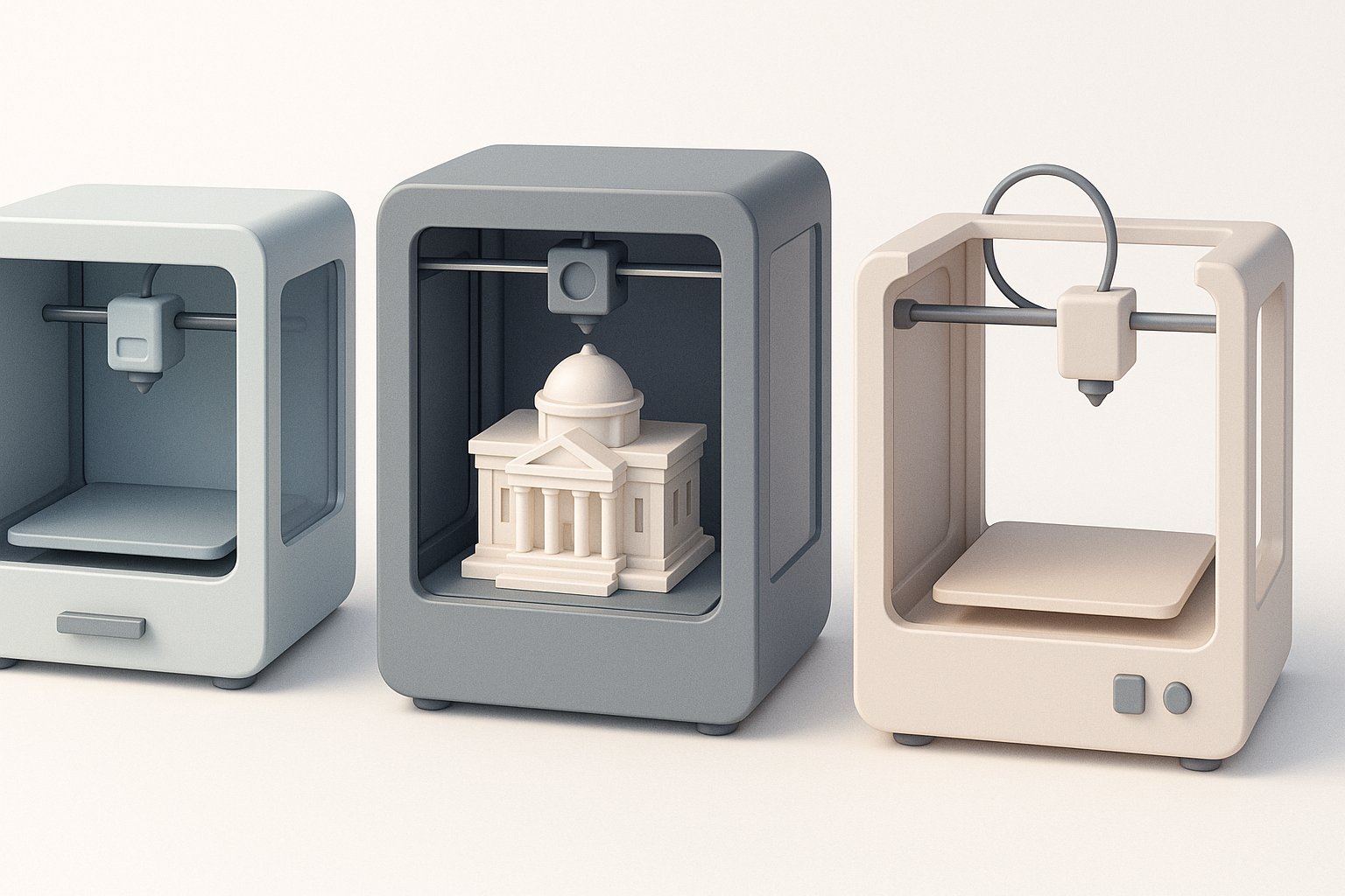 3D打印机对比：最关键的评估要素示意图