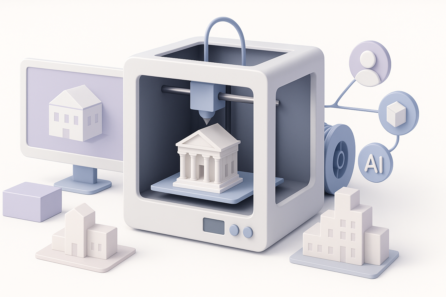 借助AI工具加速模型准备示意图