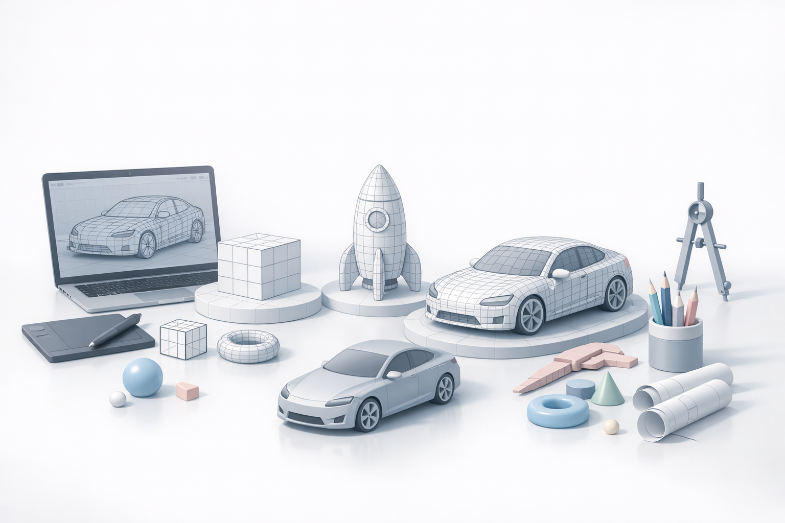 My Workflow: Creating Wireframe Models illustration