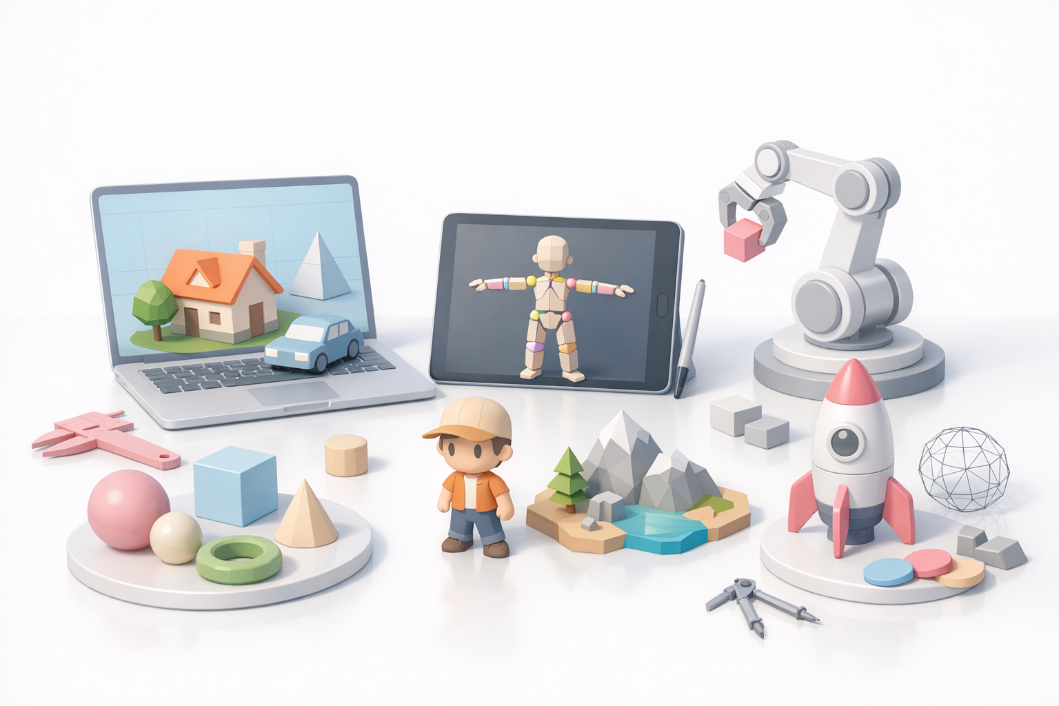 My Workflow: Real-World Examples Using Affordable 3D Programs illustration