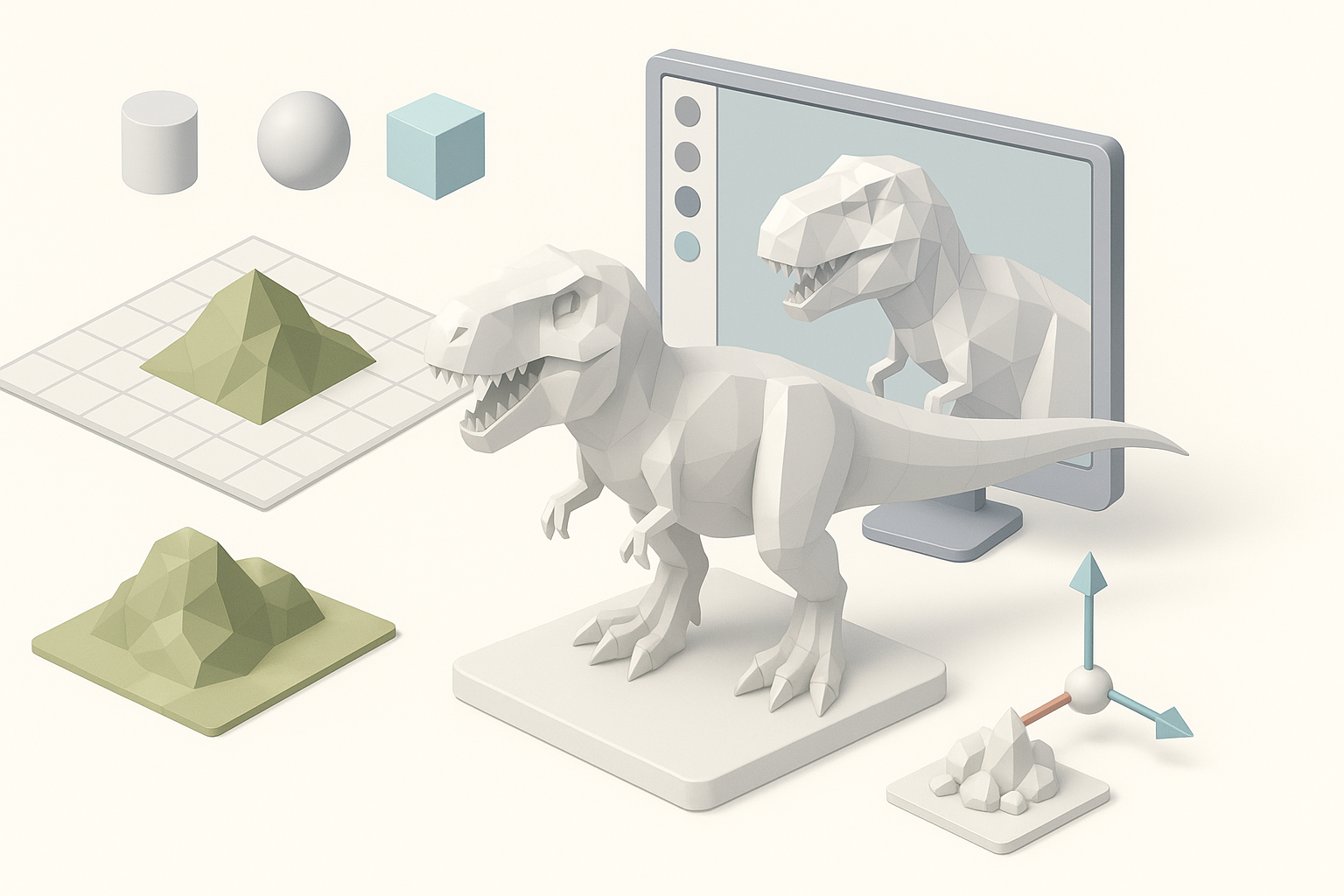 Understanding 3D Models in Ark: Survival Evolved illustration