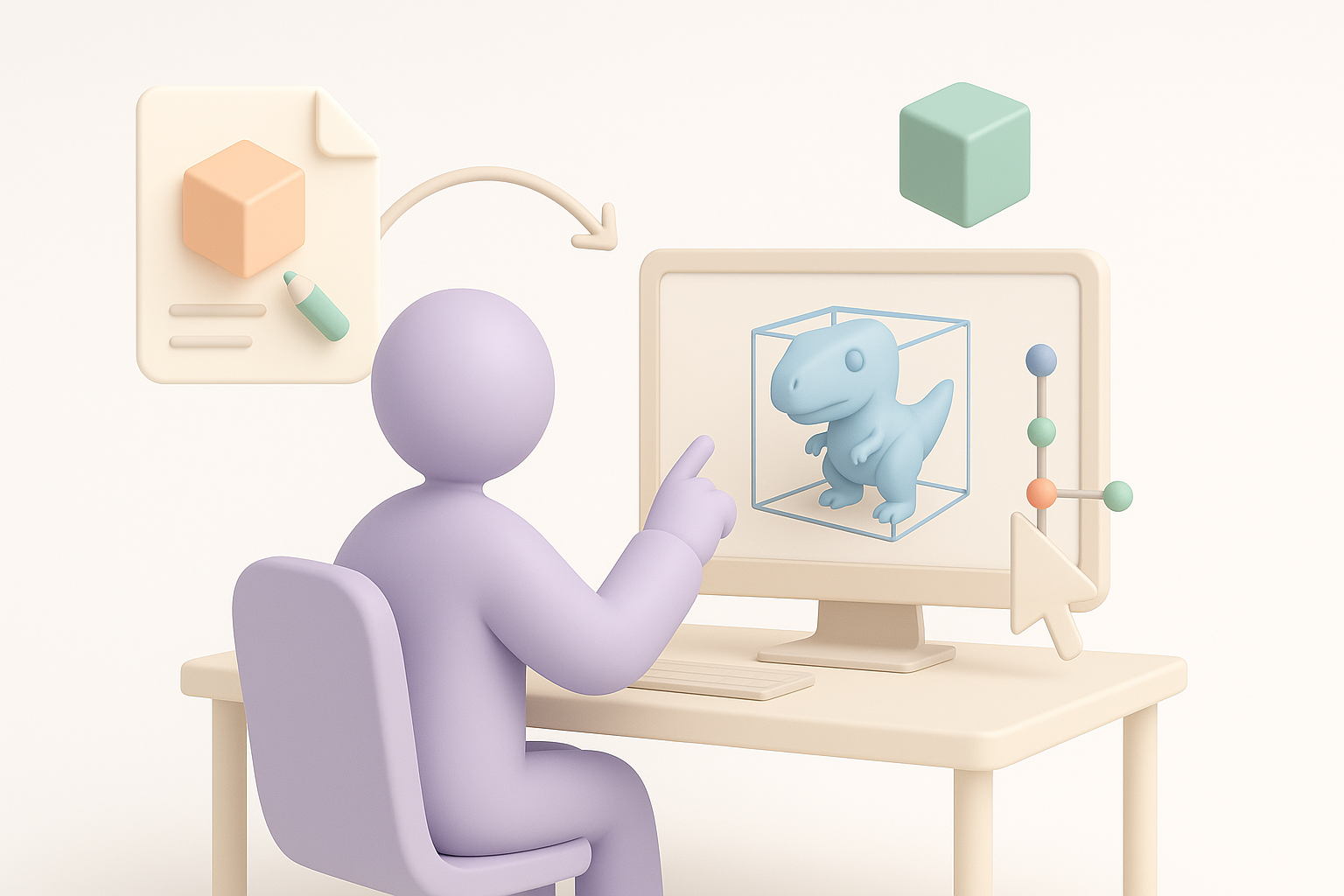 My Workflow for Generating Ark-Compatible 3D Models illustration