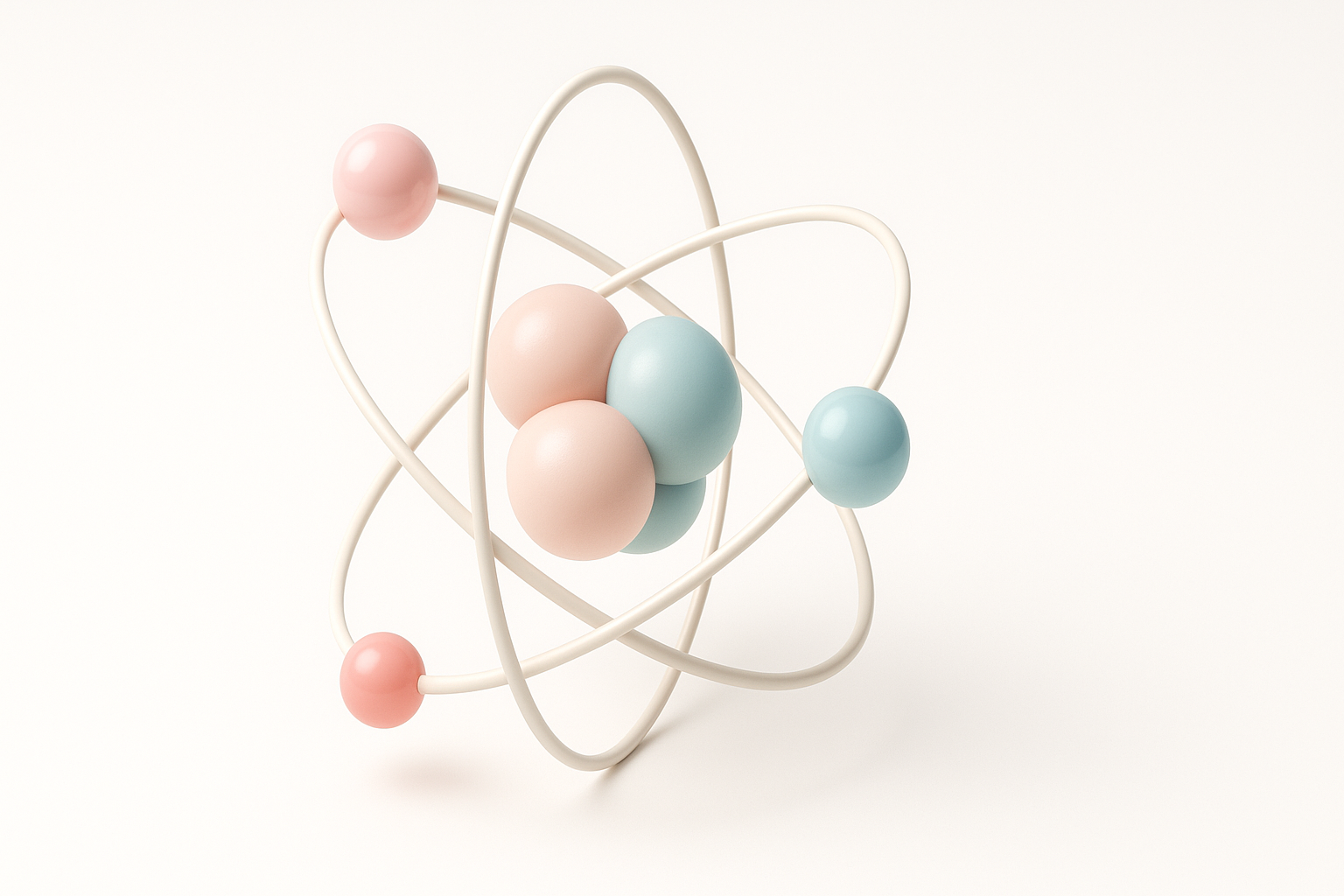 Ilustração das melhores práticas para texturização e renderização de modelos de átomos