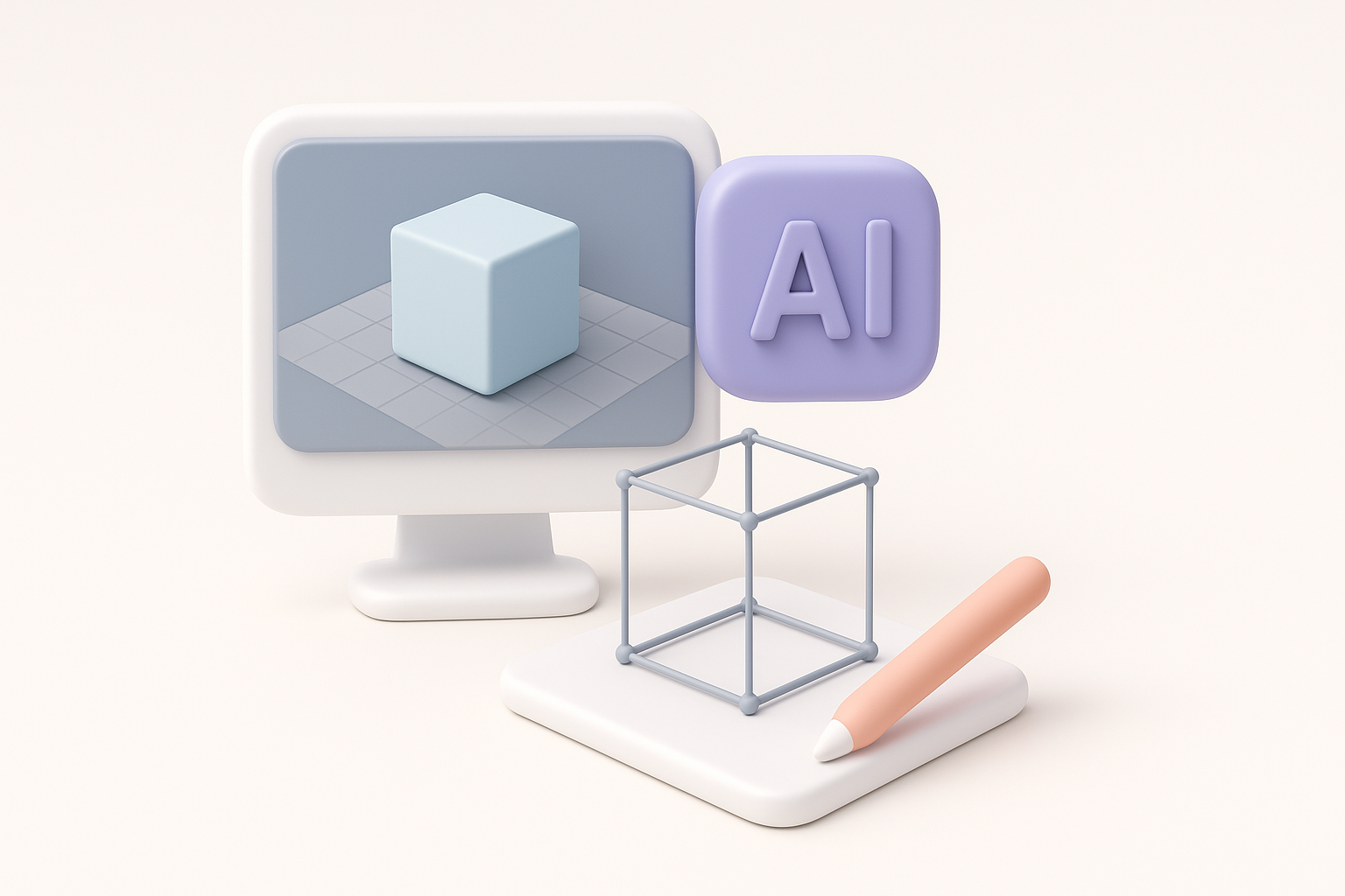 Using AI-Powered Tools in the 3D Pipeline illustration