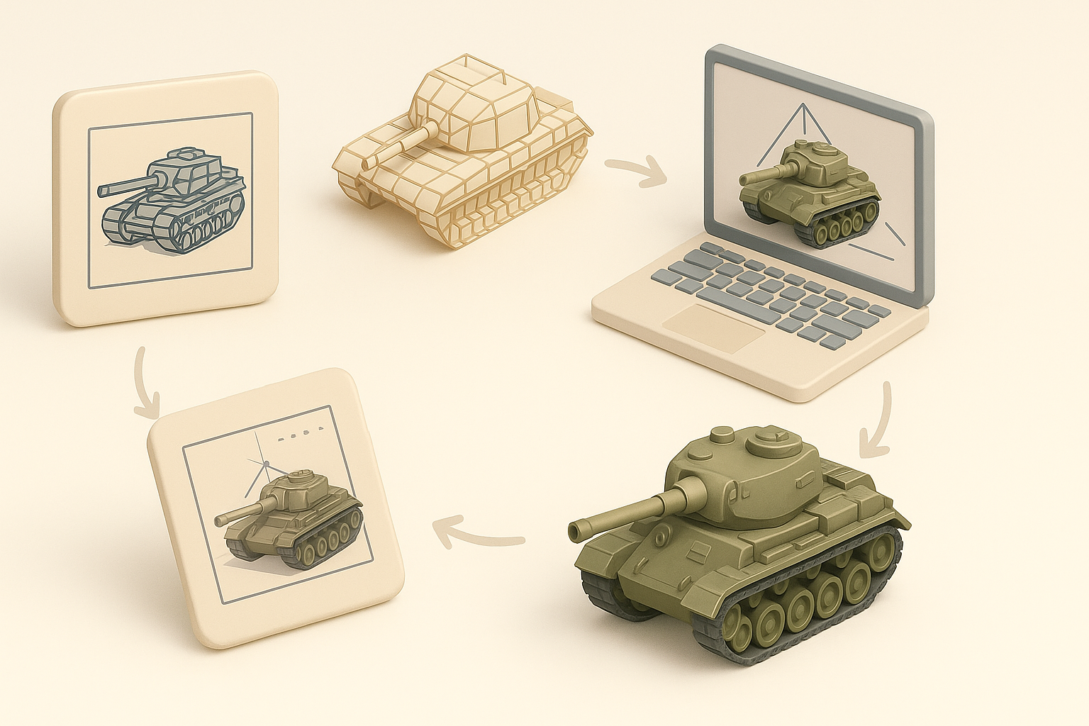 My Step-by-Step Workflow for Creating Battlefield 6 3D Models illustration