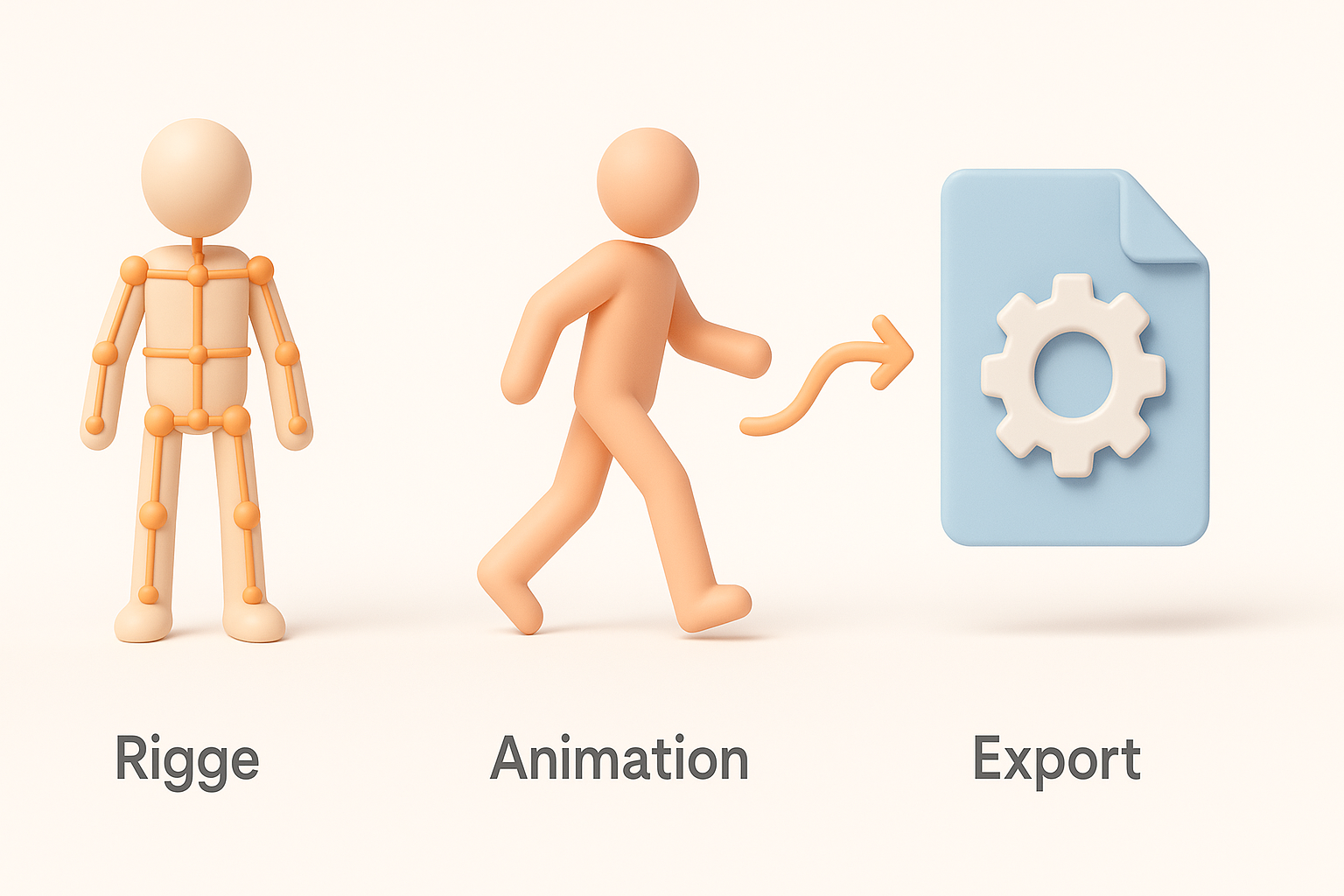 Rigging, Animation, and Exporting for Game Engines illustration