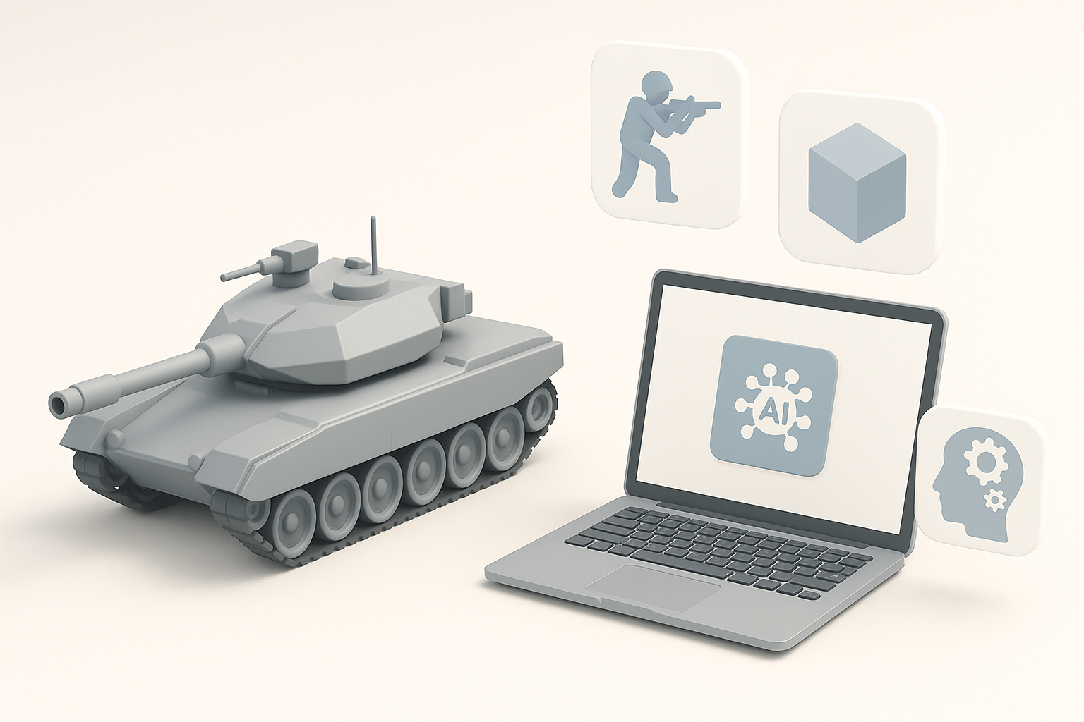 AI-Powered Tools in My Battlefield 6 3D Model Workflow illustration