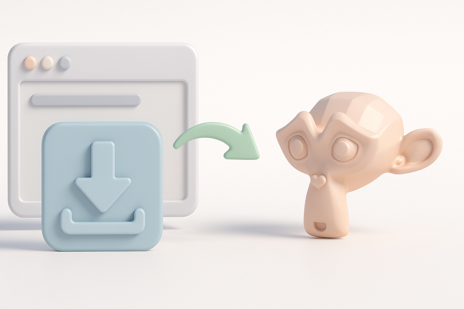 How I Download and Import Blender 3D Models illustration
