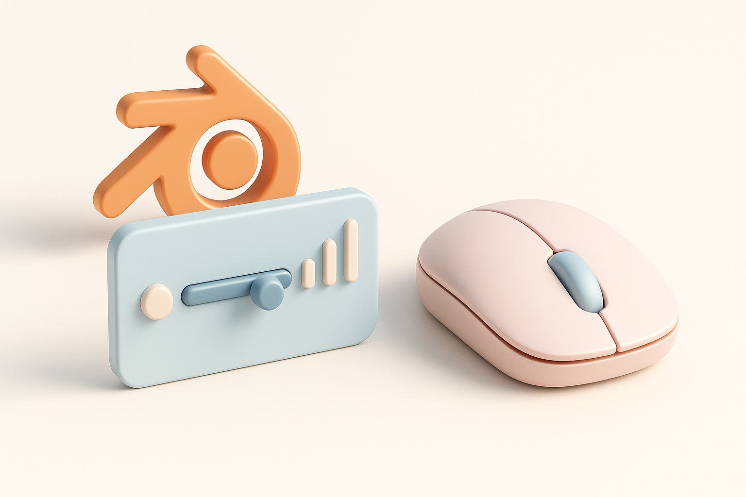 了解 Blender 中的鼠标灵敏度示意图