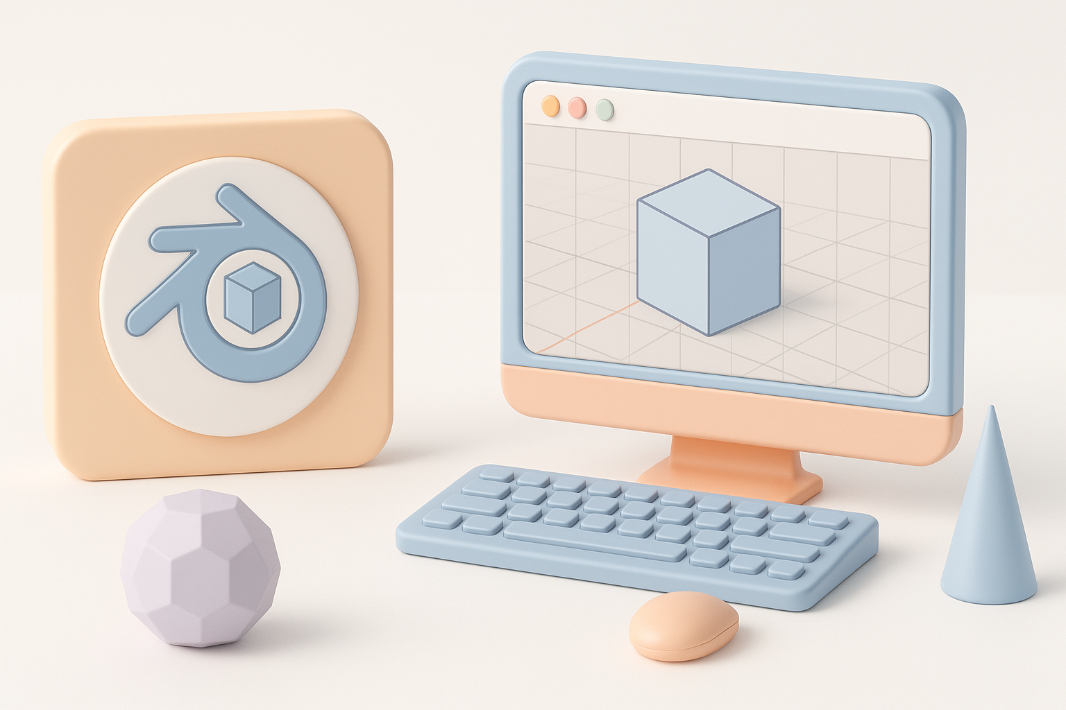 Getting Started with Blender for 3D Modeling illustration