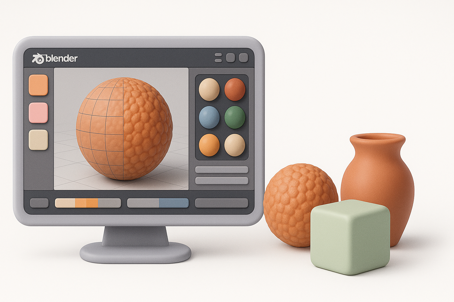 Texturing and Materials: Bringing Models to Life illustration