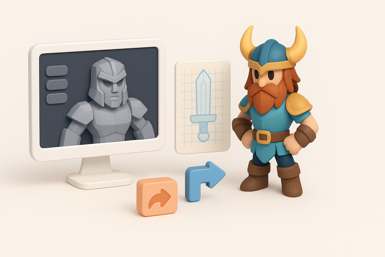 My Workflow for Creating Brawlhalla-Style 3D Models illustration