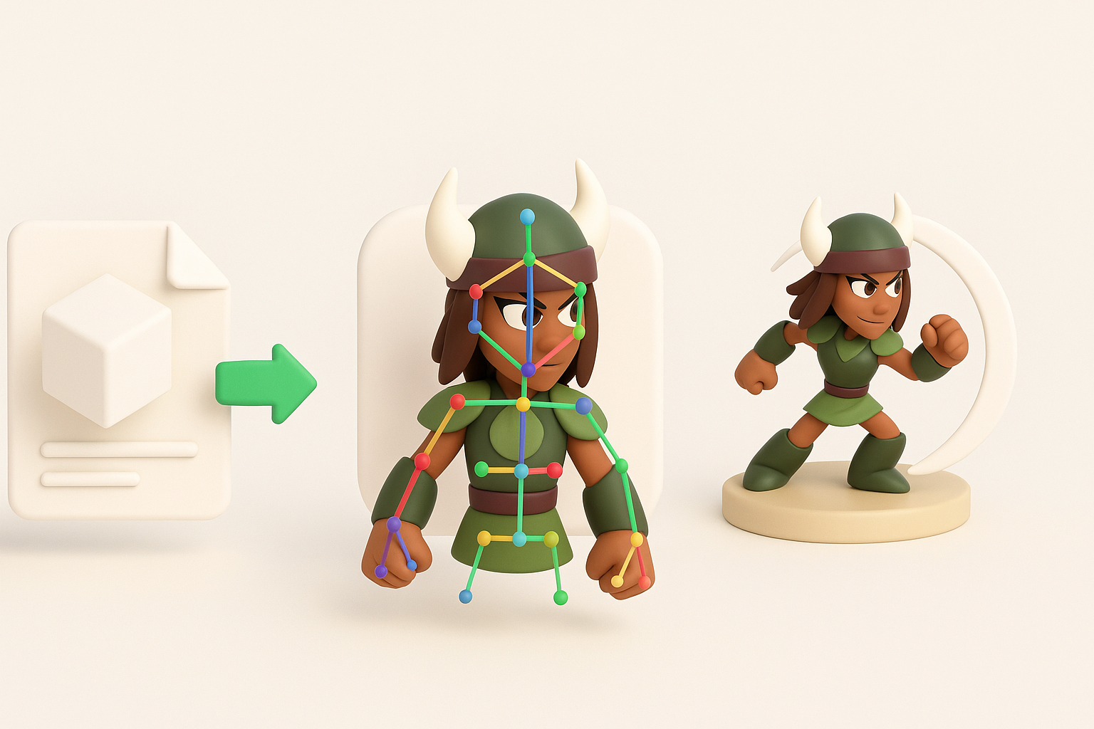 Exporting, Rigging, and Animating Brawlhalla 3D Models illustration