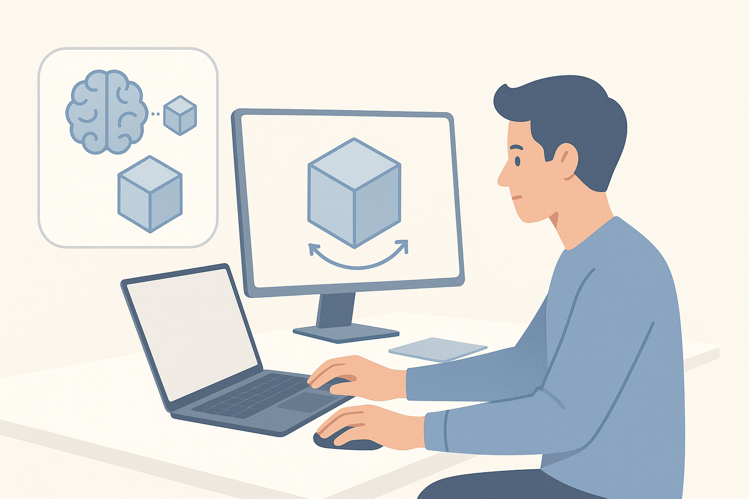 AI 驱动的解决方案：加速 3D 创作流程插图