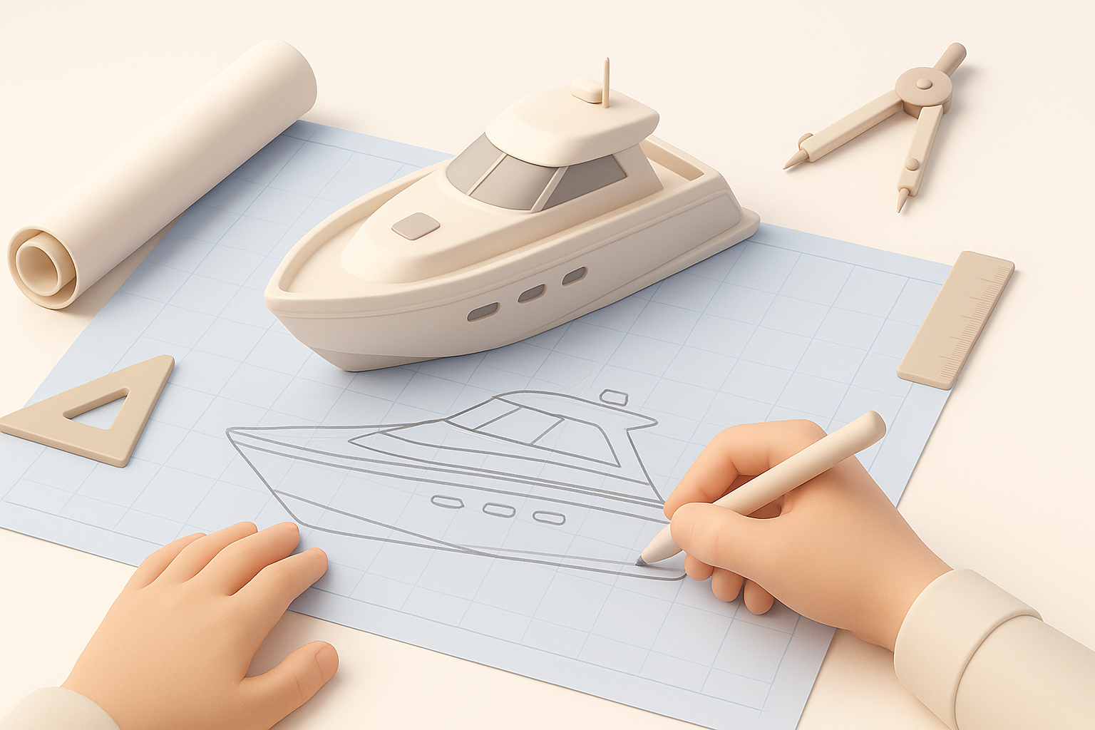 Planning and Conceptualizing the Boat Model illustration