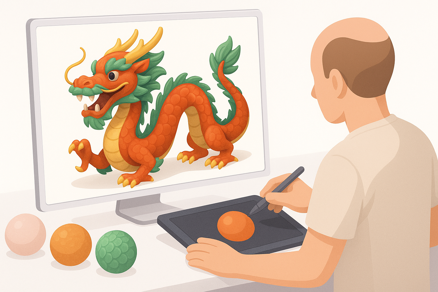 Texturing and Materials: Bringing the Dragon to Life illustration