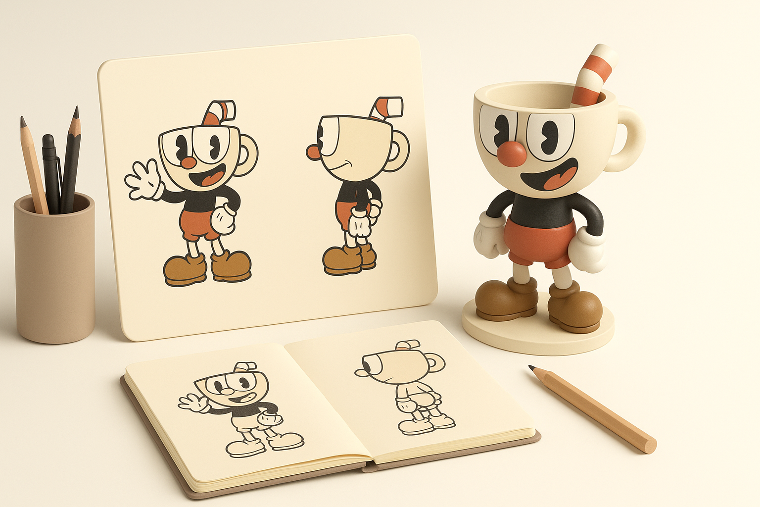 Creating a Cuphead 3D Model: Workflow, Tips, and Best Practices