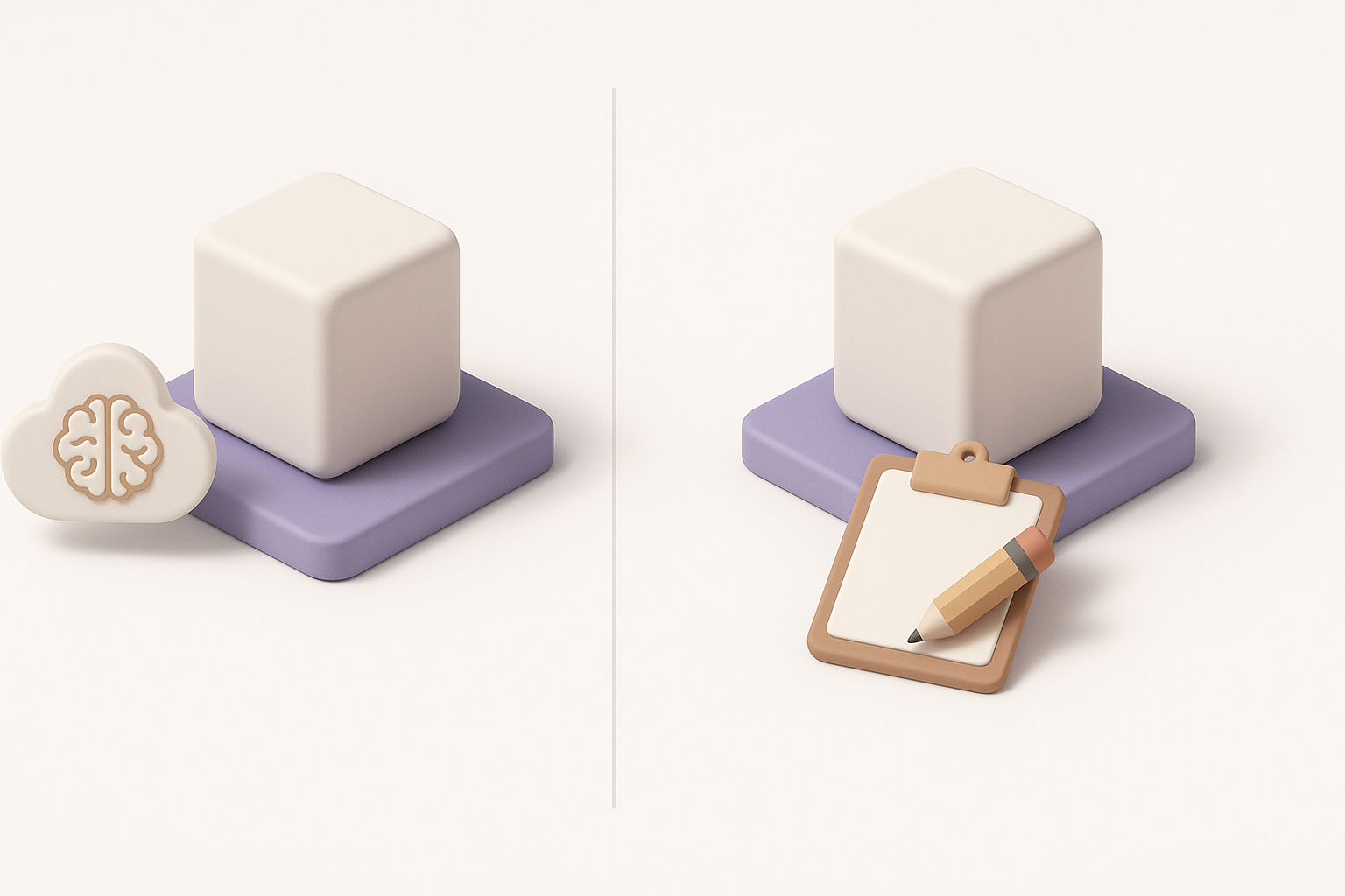 Comparing AI-Driven and Manual 3D Modeling Approaches illustration