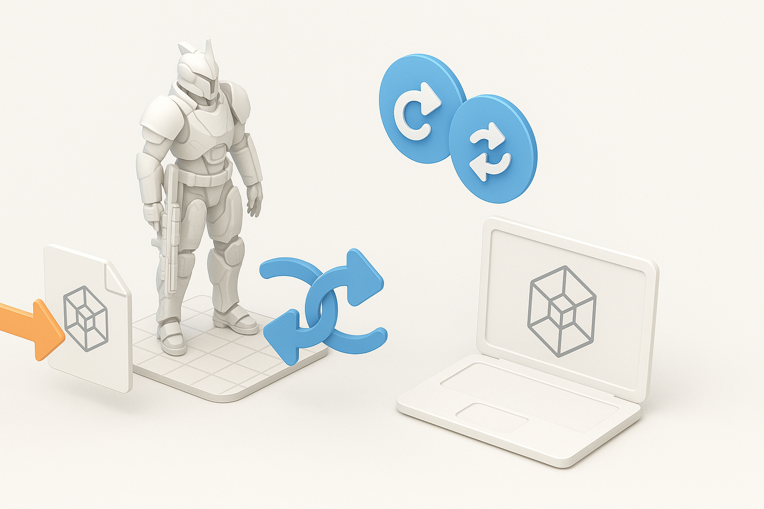 导出、分享和使用 Destiny 2 3D 模型示意图